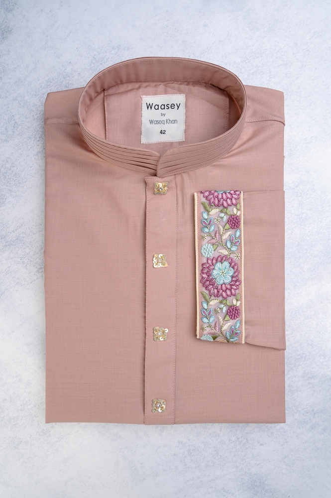 Mauve Luxury with Floral Details